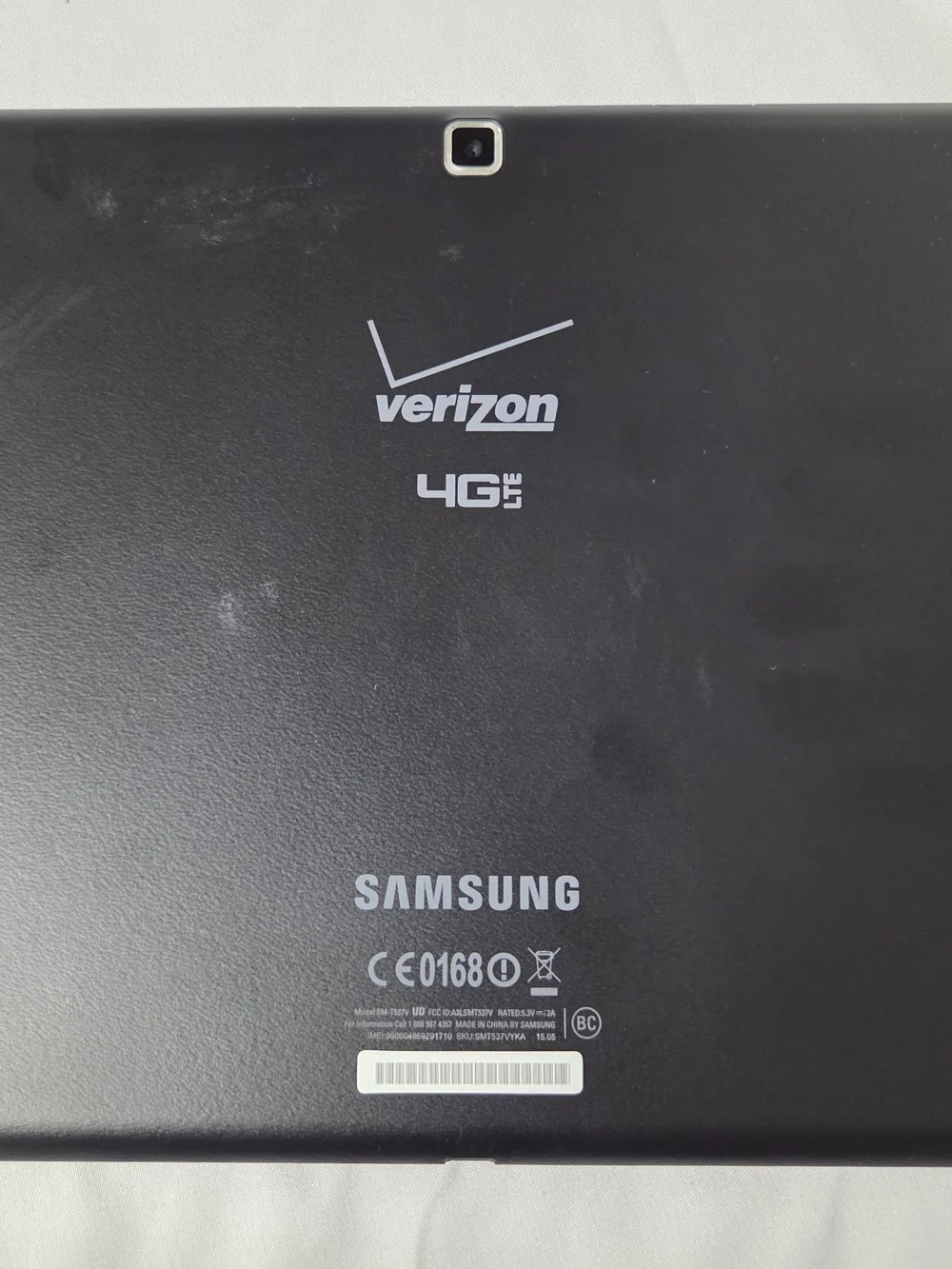 Samsung Galaxy Tab 4 SM-T537V - Black 10.9” - 16GB + 4G LTE - Good Condition